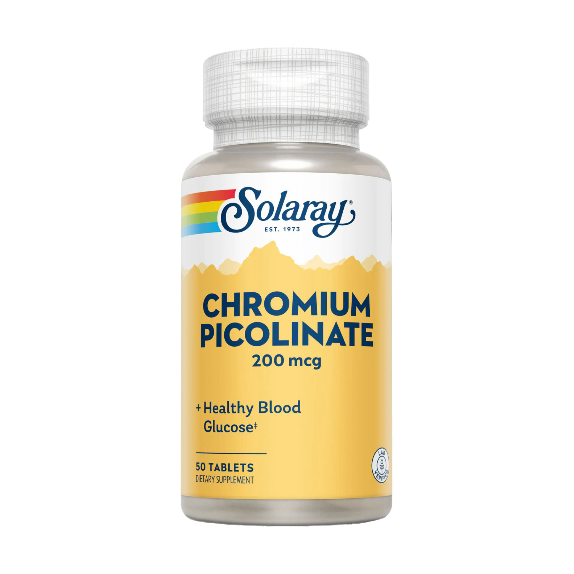 Хром піколінат Solaray Chromium Picolinate 200 мкг, 50 таблеток